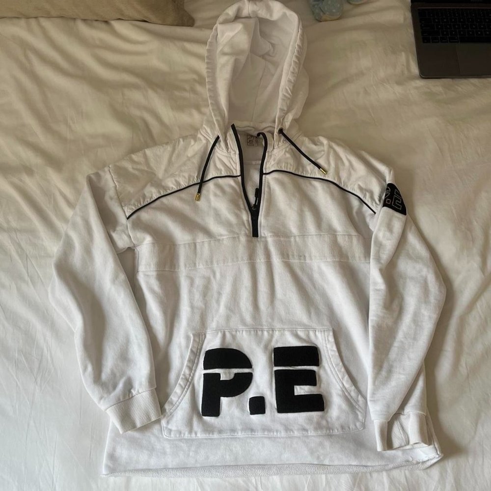 P.E. Nation Urban Wear One of a Kind Hooded Quarter Zip